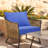 Indoor/Outdoor 5" Thick Deep Seating Cushion Set Seat/Back Cushion for Chairs Loveseats Sofas-111954907