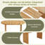 Table de salle à manger extensible moderne avec rallonge amovible