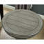 Table d'appoint à piédestal gris - l 26 po x P 26 po, élégante faite de bois