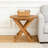 WOOD SIDE TABLE
