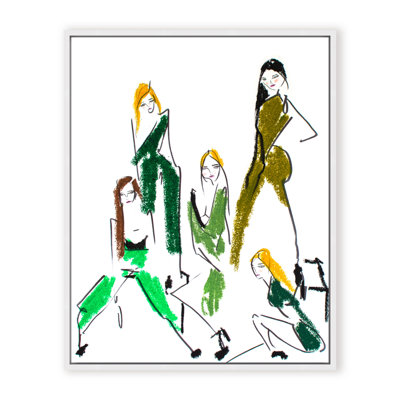 Pop Art & Retro W Models by  - Picture Frame Painting
