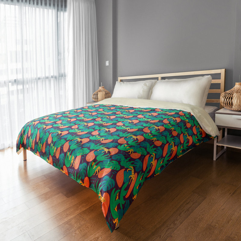 Polyester Floral Duvet Cover, Full Duvet Cover