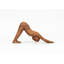 Mini figurines de yoga faites à la main en bois de 8 po, statue de pose de yoga, décor de studio de salle de yoga, cadeau de Yogi Mindful Home Decor, objets de décoration de tablette décorative - chien faisant face vers le bas