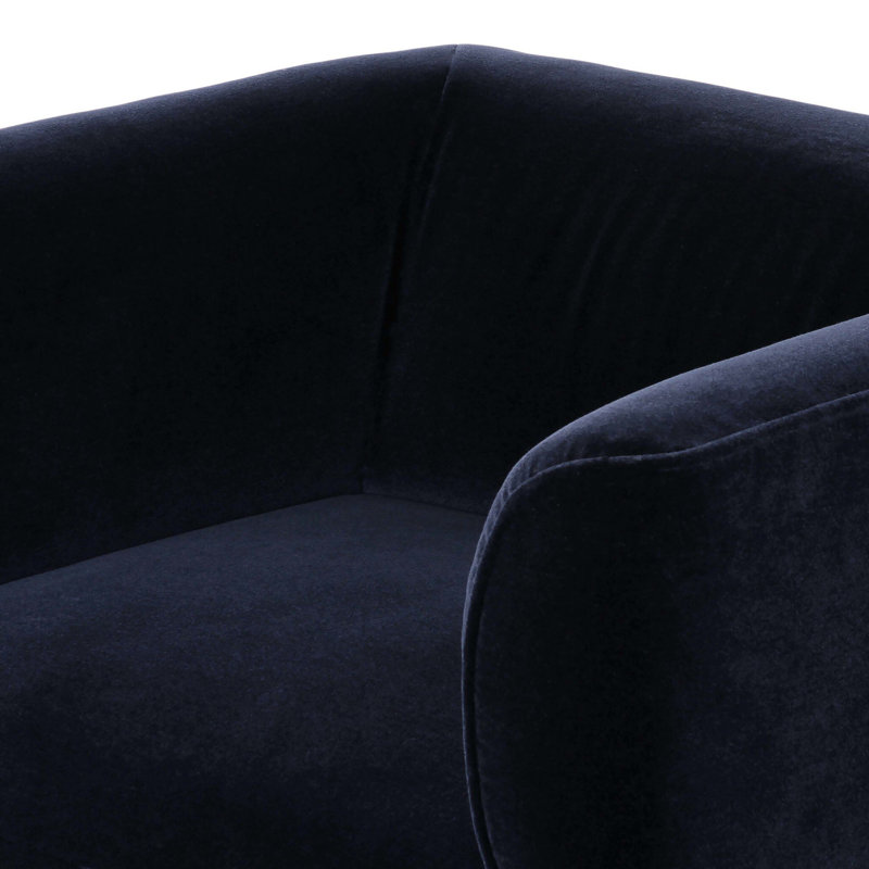 Pacey Swivel Chair-Dulane Mahogany, Monte Navy