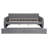 Full Size Upholstered daybed with Trundle and Wood Slat Support-17194352