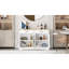 Buffet Style Blanc - 2 tiroirs, 4 portes. Polyvalent pour la salle à manger. , Peint. Buffet Stable Construction. Rangement spacieux