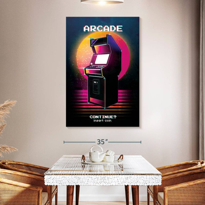 Keiraleigh Arcade Machine, 51" H x 34" W