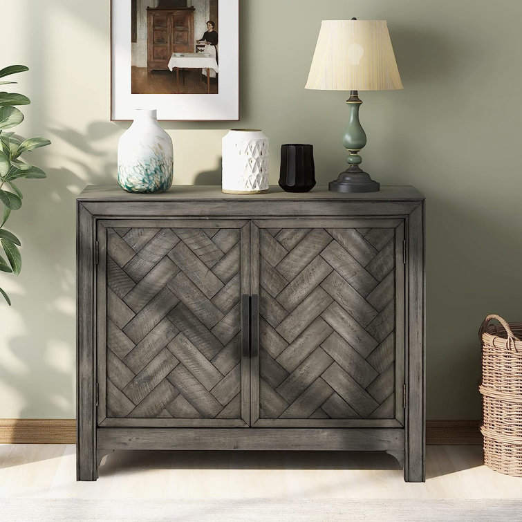 Latitude Run® Solid Wood Accent Cabinet | Wayfair