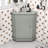 Wood Bathroom Corner Storage Cabinet with Adjustable Shelves-2078994490