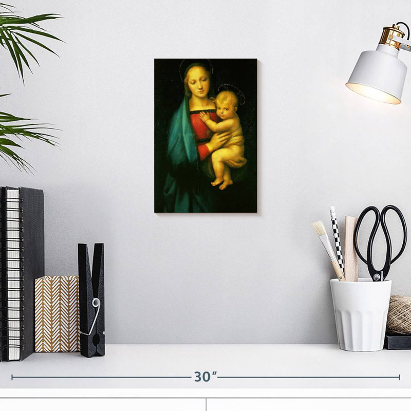 Leisha Madonna Del Granduca, H 12 po x l 8 po