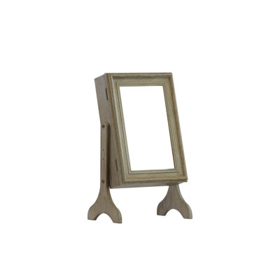 Canete Wood Jewellery Box + Mirror