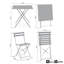 Westcliff Folding Thermo- Lacquered Steel Bistro Table-37214394