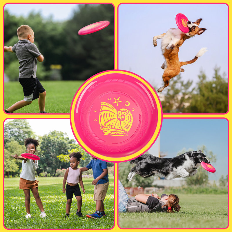 Disque volant Wham-O Frisbee Go, jouet léger de 9 pouces, 70 g, Rose