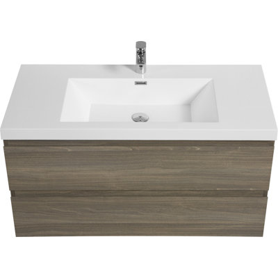 26 Base de meuble-lavabo simple mural 41,93 po seulement