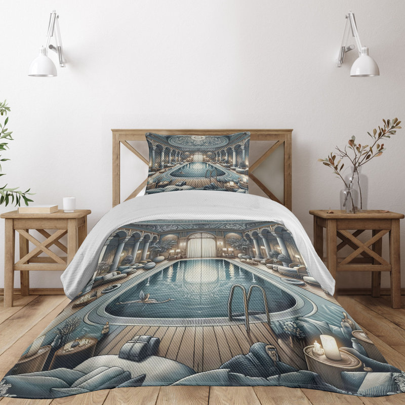 Polyester Coverlet, Twin Coverlet + 1 Standard Shams