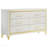 Chesney White 6-Drawer Bedroom Dresser-2089205248