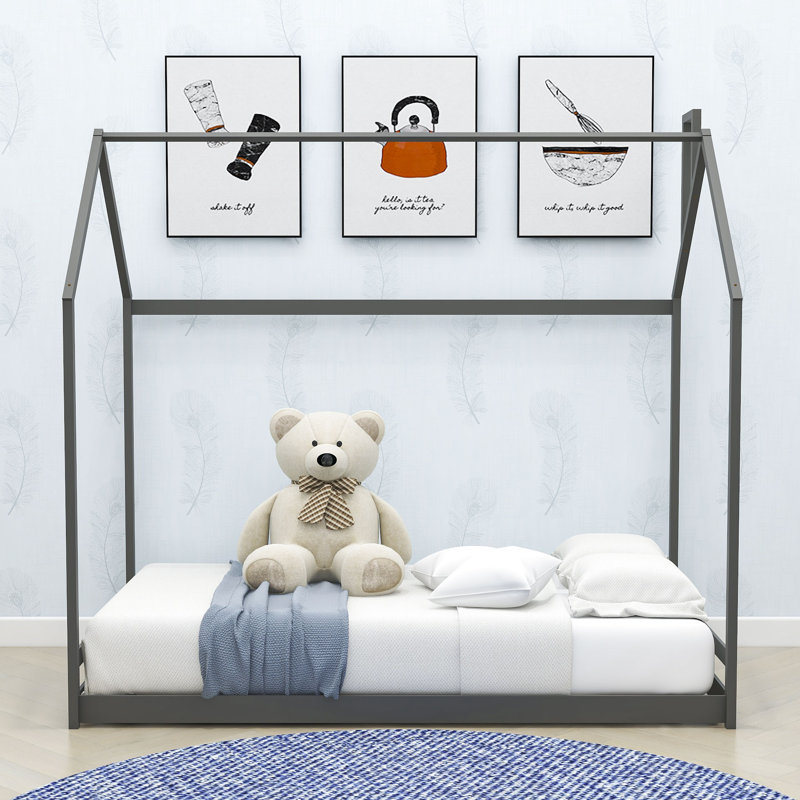 Lit plateforme Blasko par Viv + Rae ™, gris, Simple