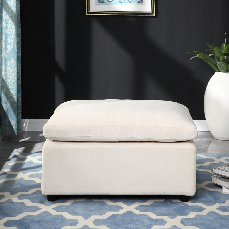 Canapé modulaire en chenille beige avec sièges modulaires, polyvalents et flexibles Modern, s'adaptant à vos besoins de vie