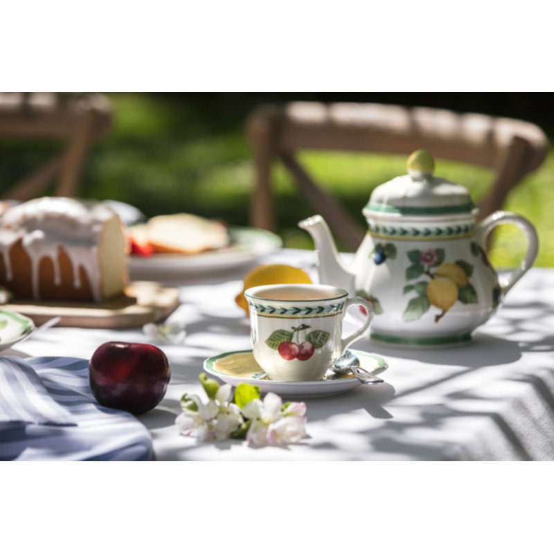 French Garden Fleur 34 oz Teapot