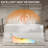 CASAINC 71"x 31.5" Rectangle Freestanding Alcove Solid Surface Soaking Bathtub