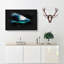 Shark In The Shadows - Wrapped Canvas-56644847