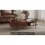 Extendable Pedestal Coffee Table with Storage-1678244876