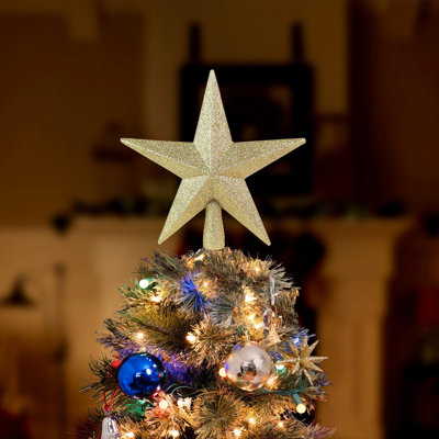 Glitter Star Tree Topper 