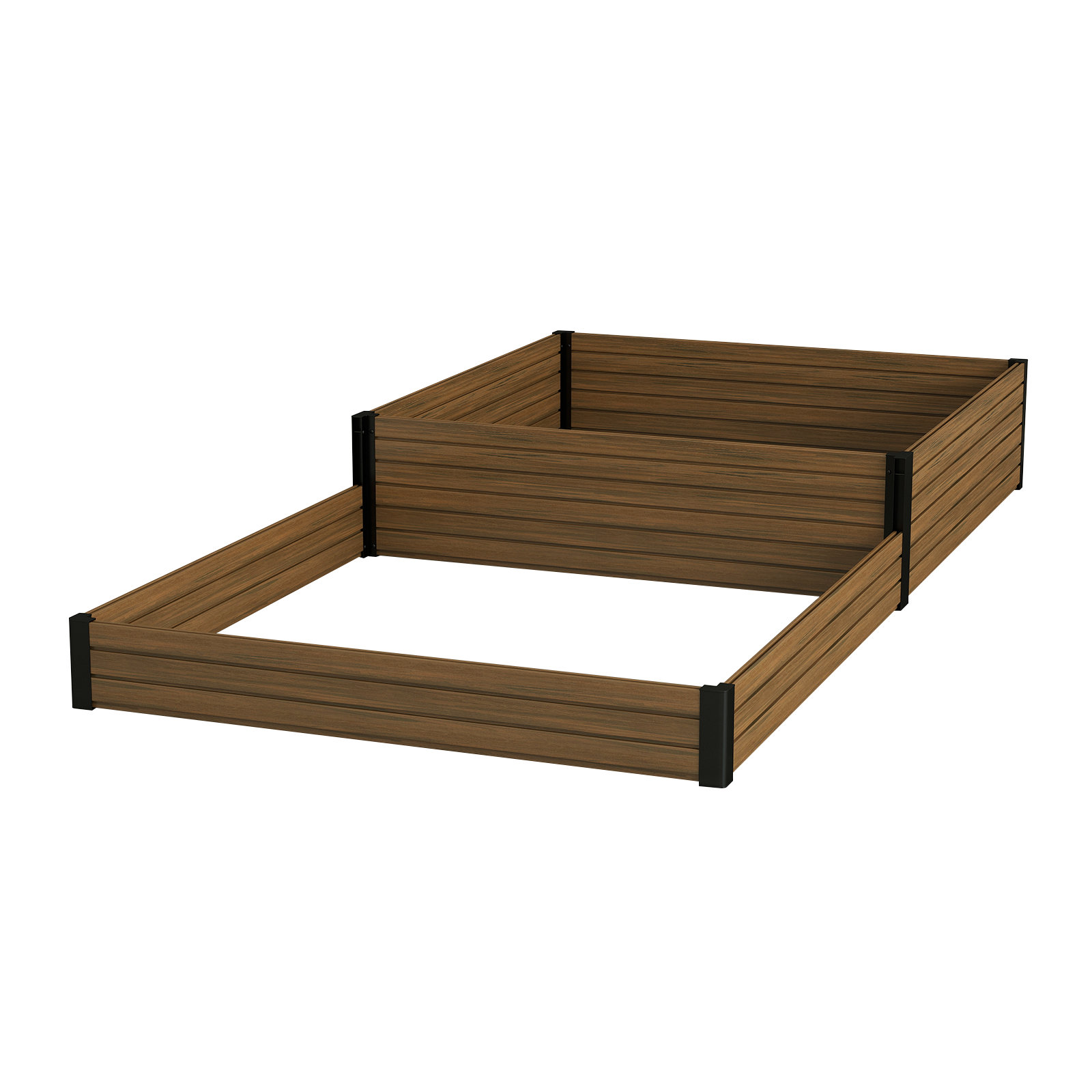 mondaria Modular Raised Garden Bed With Composite Panels & Black ...