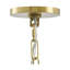 Lockbourne 1 - Light Brass Pendant-1553745029