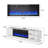 TV Stand For Tvs Up To 80'', TV Stand With 36" Electric Fireplace, Modern 70.8" Media Console-118097950