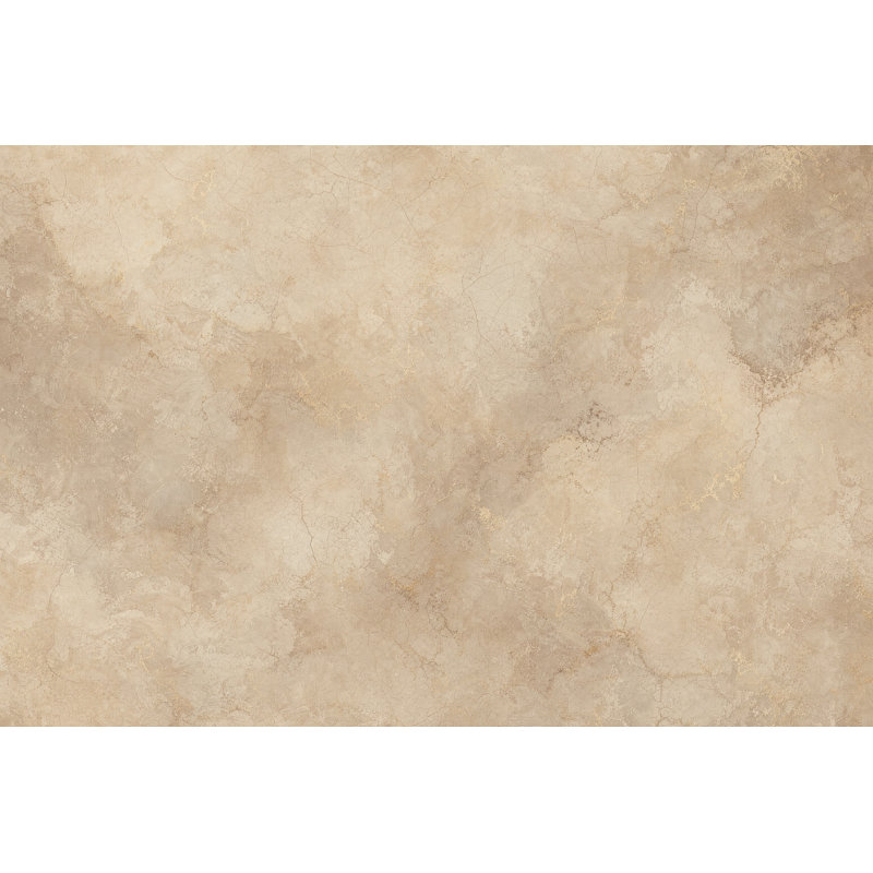 Papier peint amovible beige avec texture de pierre et aspect travertin, 100"x96", Textured Non-Pasted