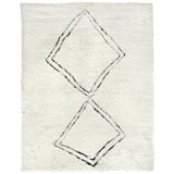 Moroccan Wool Geometric Area Rug
