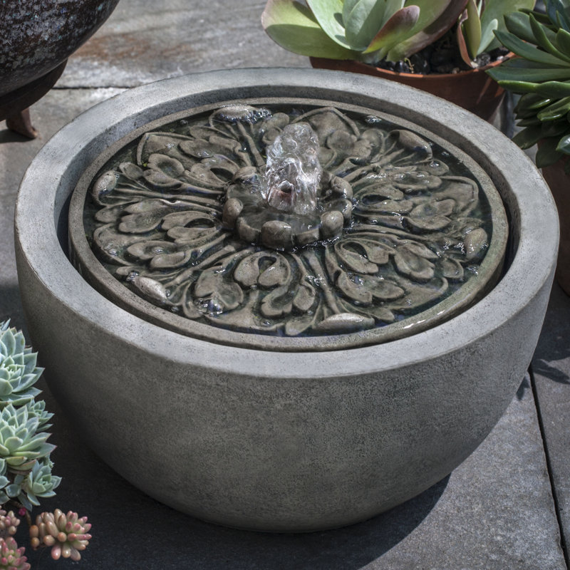 Fontaine de jardin Medallion, Naturel