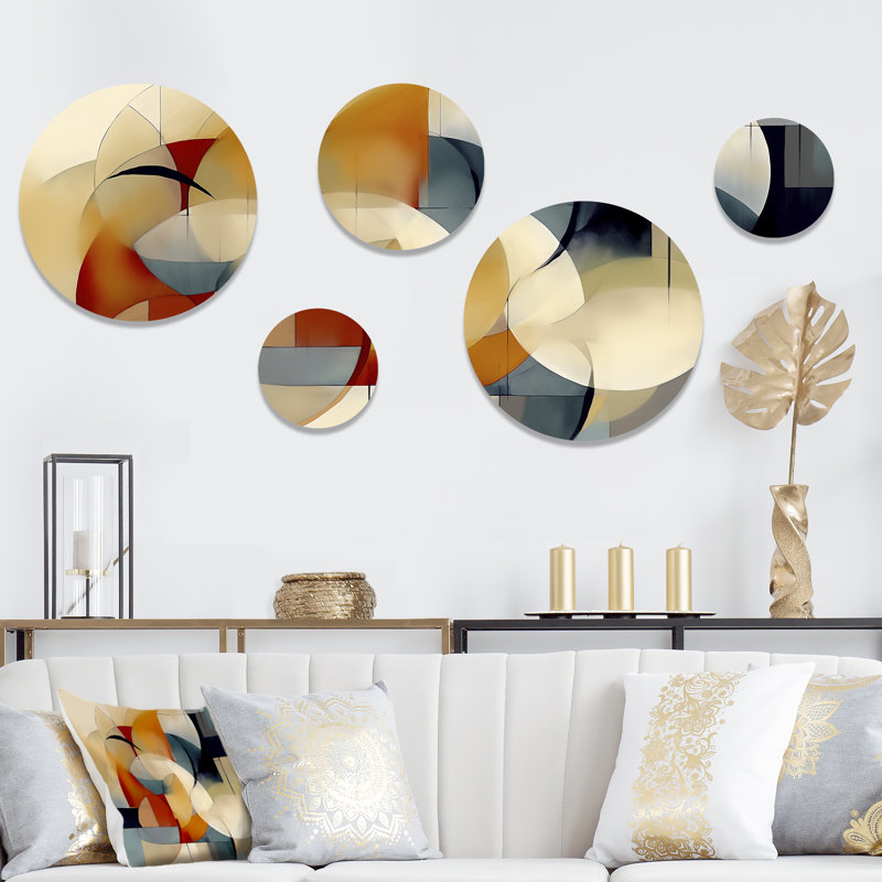 Exploration des motifs abstraits I - décoration murale géométrique moderne en métal