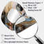 Bryson - Miroir mural moderne abstrait aux formes asymétriques-107230347