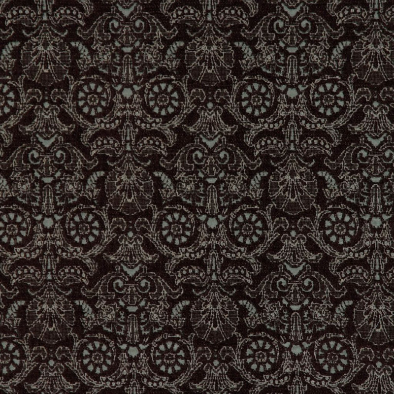 Tissu floral Allure, Noir
