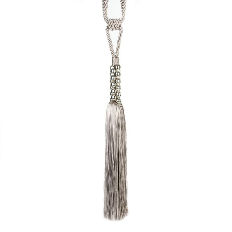 Lothrop Fabric 34cm Curtain Tieback, Silver