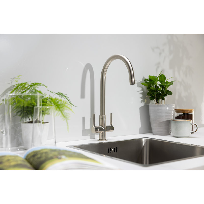 Abode Designs 440mm W Single Bowl Stainless Steel Kitchen Sink 0