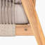 Ensemble de conversation modulaire d'extérieur 4 pièces en bois d'acacia et corde