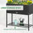 Raised Garden Bed Elevated Planter Box With Rattan Wicker Look-1541039875