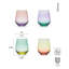 Chroma 13 oz. Stemless Wine Glasses
