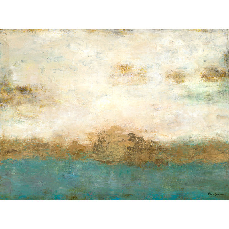 Late Summer Night Painting by Lisa Tear, Glass Coat