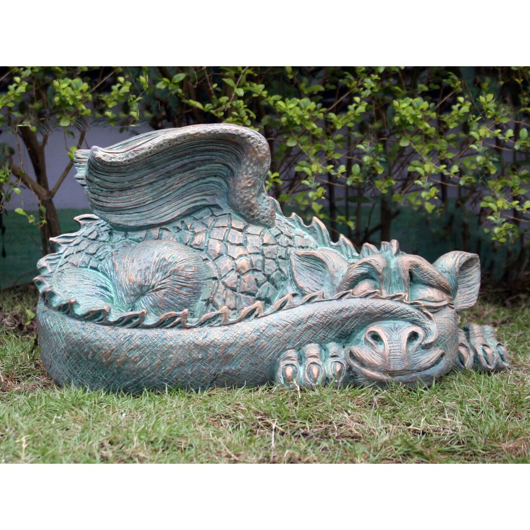 Gartenstatue Verdigris