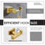 Porte-serviettes mural 2,75 po 2-101051963