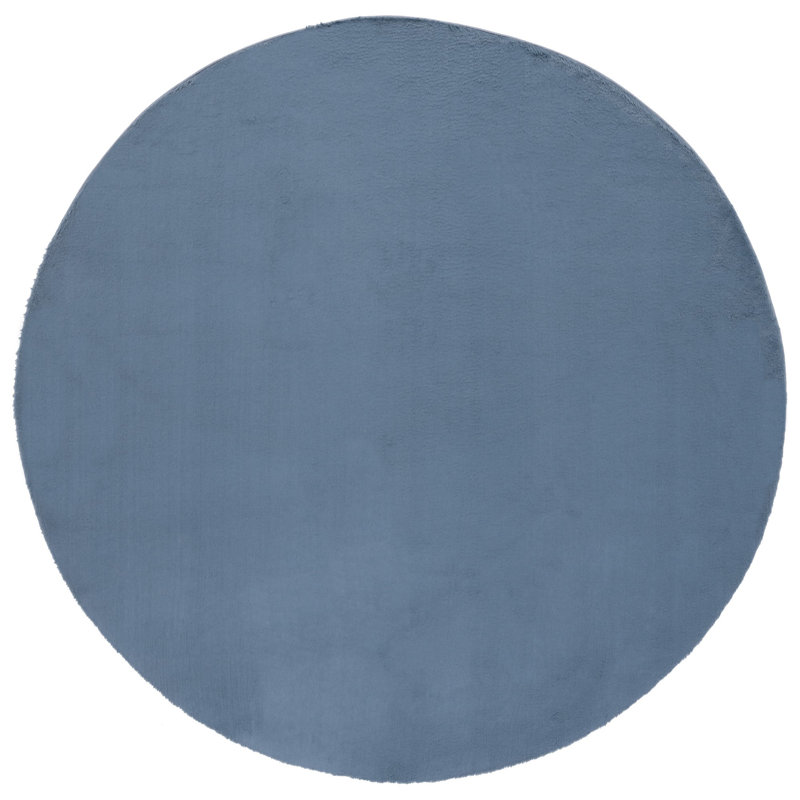 Caitlynn Dark Gray Area Rug, Round 6'
