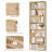 Idlewild 82.5'' H Standard Bookcase, 7-Tier Open Bookcase, Home Library Bookcase-296945842