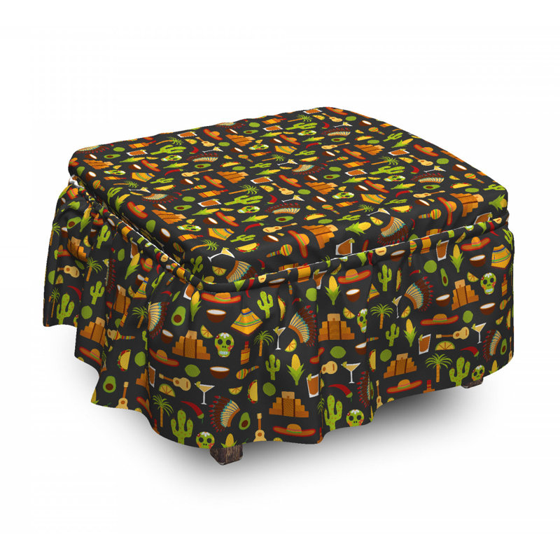 Housse pour repose-pieds traditionnel