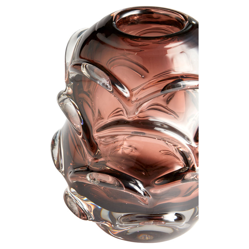 Lunaria Handmade Ceramic / Porcelain Table Vase, 9" H x 8" W x 8" D