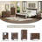 47.2'' W Spray-painted MDF 2-Row 6-Drawer Dresser-1439974313
