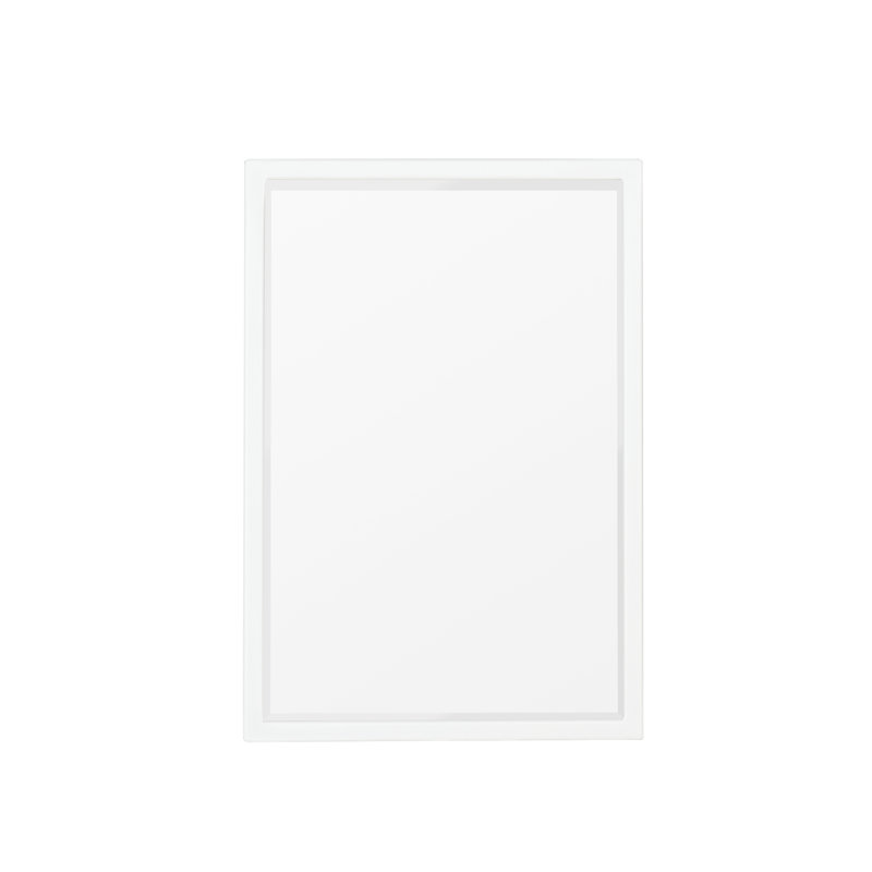 Niche de douche rectangulaire encastrée en acier inoxydable de calibre 18 blanc 12,6 po x 9 po